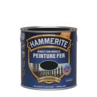 HAMMERITE MAT NOIR FERRONNERIE 0,25L 5093644 PEINTURE FER - DIRECT SUR ROUILLE