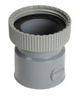 DOUILLE A ECROU PRISONNIER PVC FF D40 POUR ECROU 33X42MM EAUX USEES  UDEHH