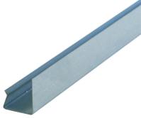 RAIL PREGYMETAL CONTRE-CLOISON 28  3,00M GALVA Z275  EPAISSEUR 0,54MM