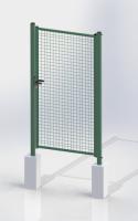PORTILLON GRILLAGE VERT 1,75X1,00M EXECUTIVE MAILLE 50X50MM RAL6005